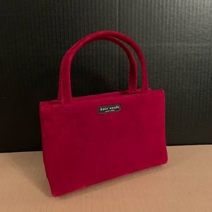 Kate Spade Velour Clutch